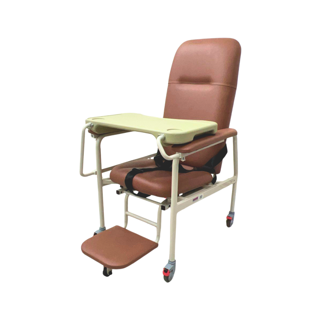 Mobile Geriatric Chair With Footboard