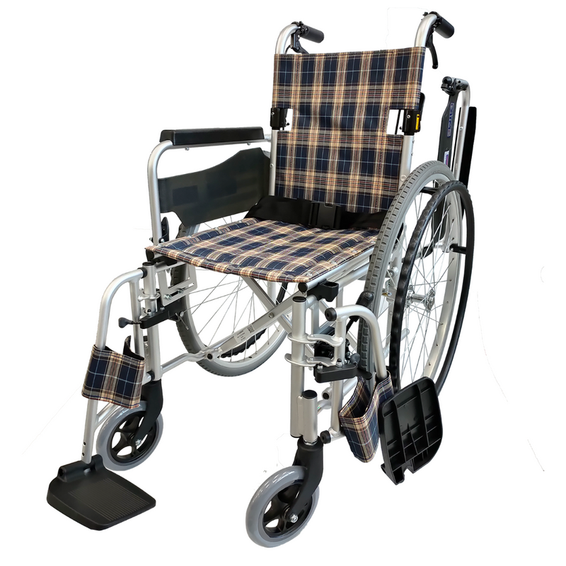 Miki Detachable Wheelchair Foldback with Assisted Brakes