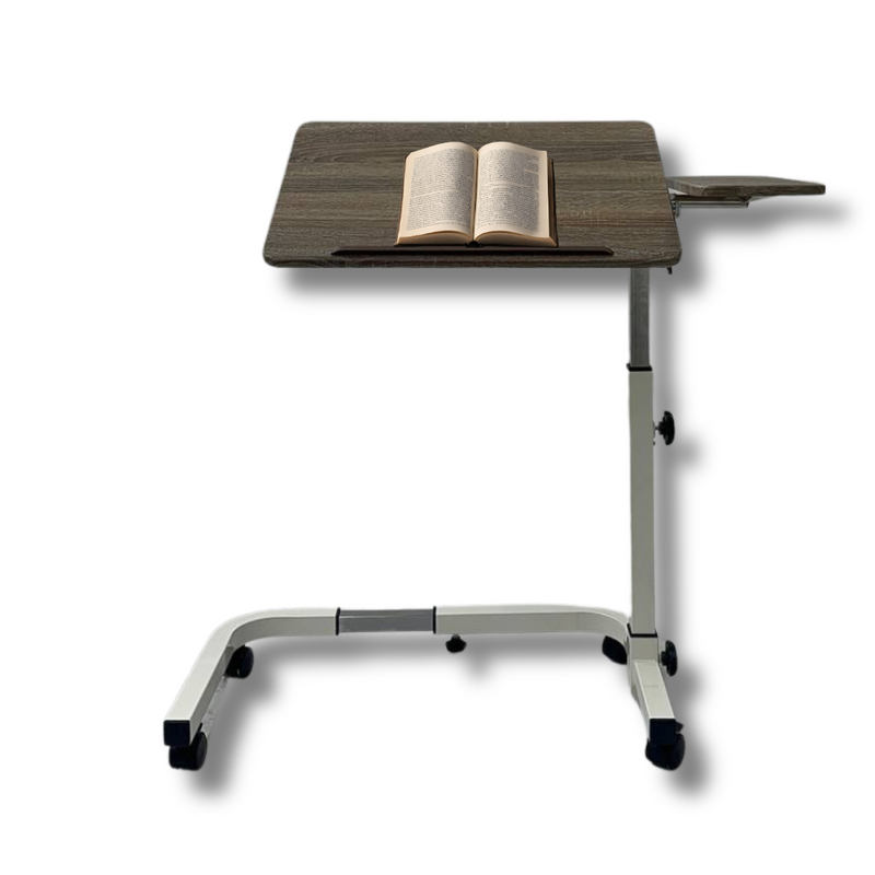 Overbed Table With Adjustable U-Base