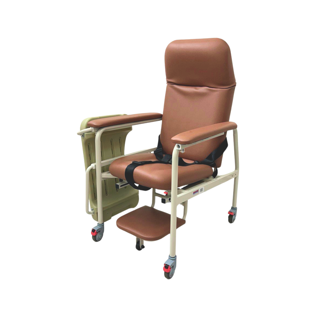 Mobile Geriatric Chair With Footboard