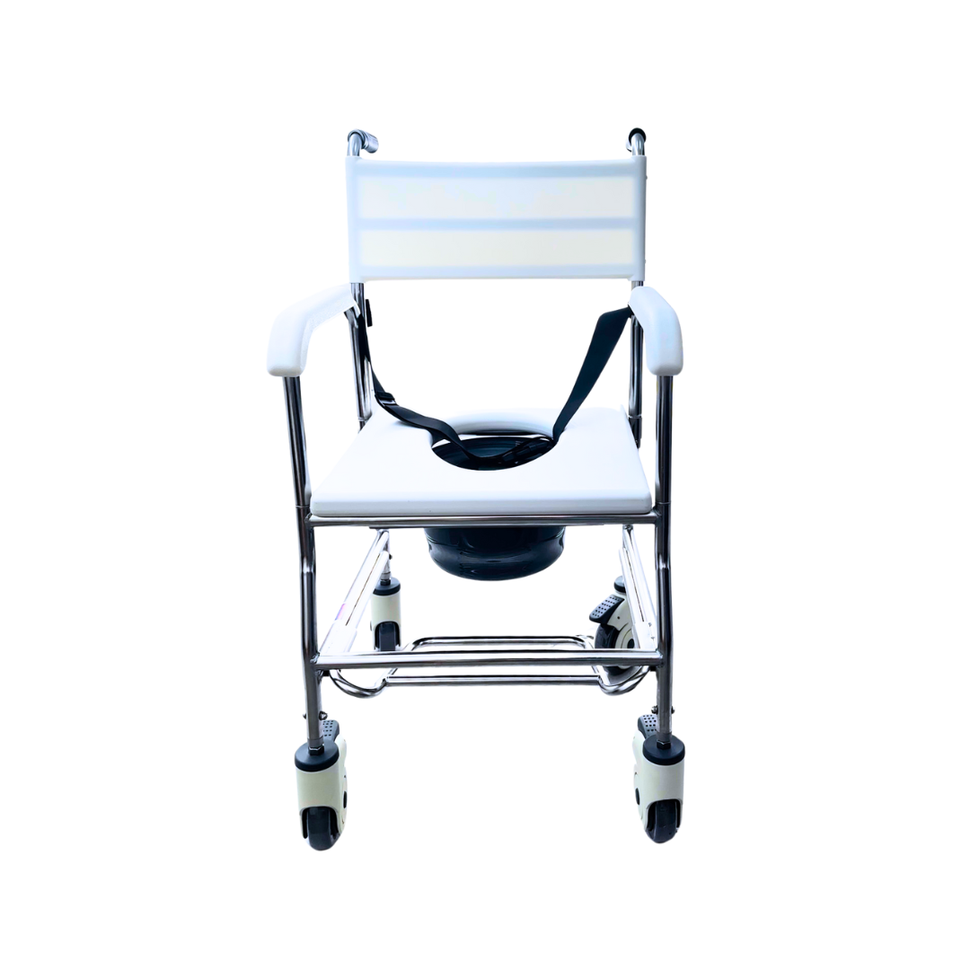 Stainless Steel Deluxe Commode