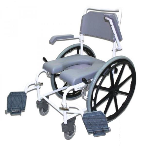 Deluxe Self-Propelled Shower Commode Chair
