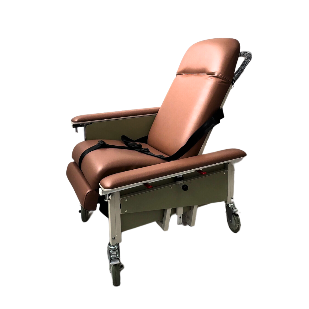 DNR Mobile Geriatric Chair with Drop Down Armrest