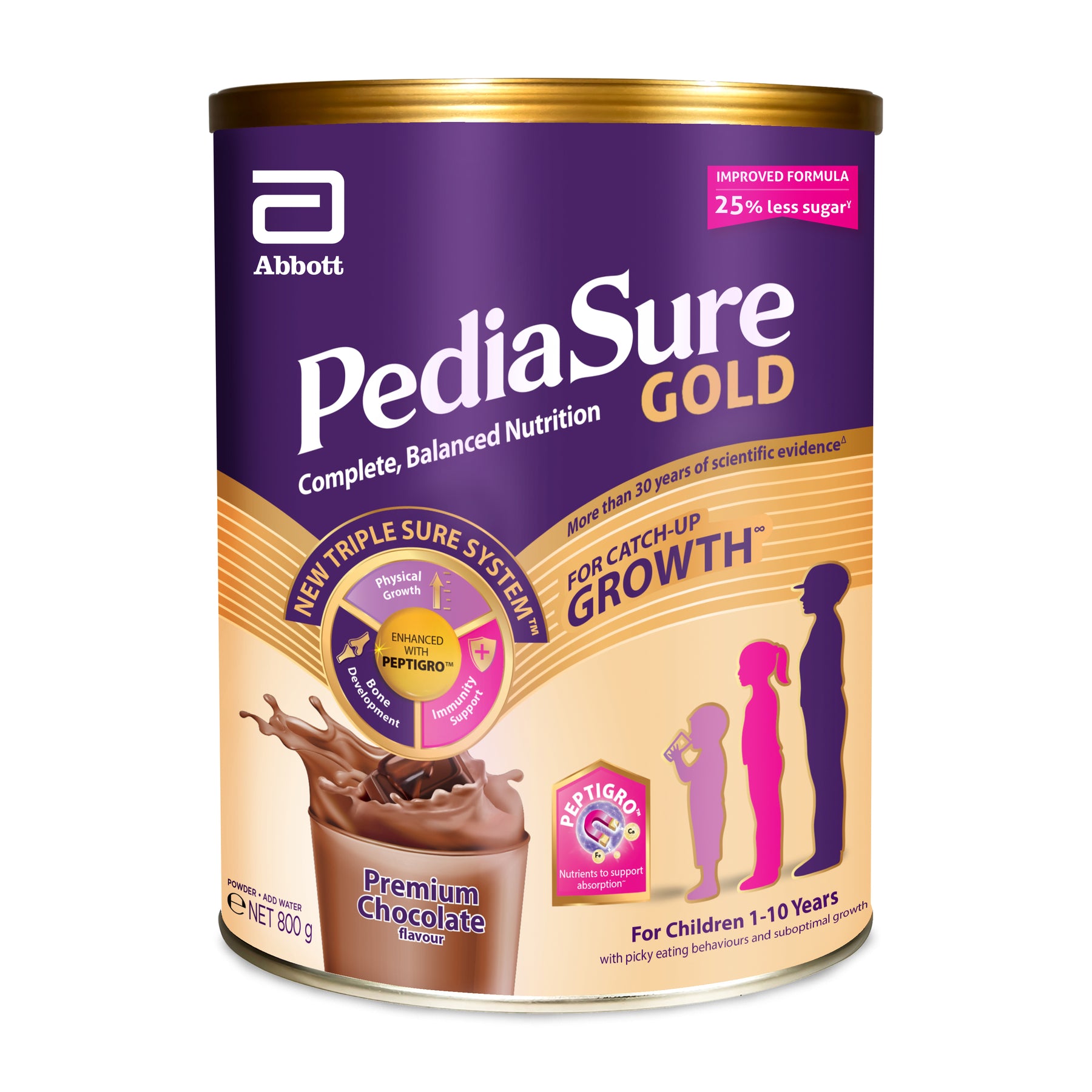 PediaSure® Gold w PeptiGro (800g)