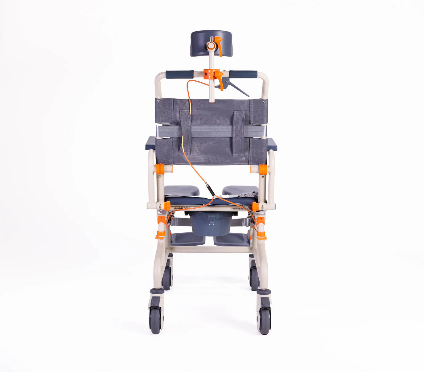 ShowerBuddy Roll-In Buddy Tilt in Space Mobile Commode