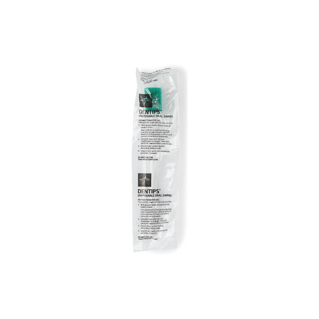 Medline Oral Swab Dentips - Green