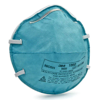 3M Cupped Particulate Respirator & Surgical Mask 1860