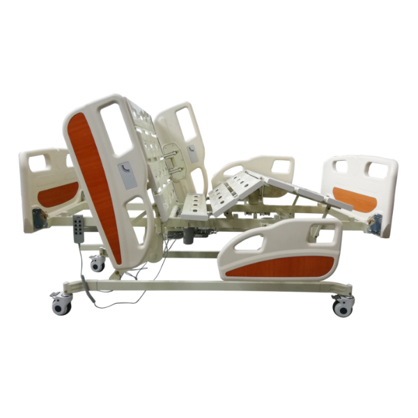 Electric 3 Functions Bed with Quad Rails & Backup Battery Pack