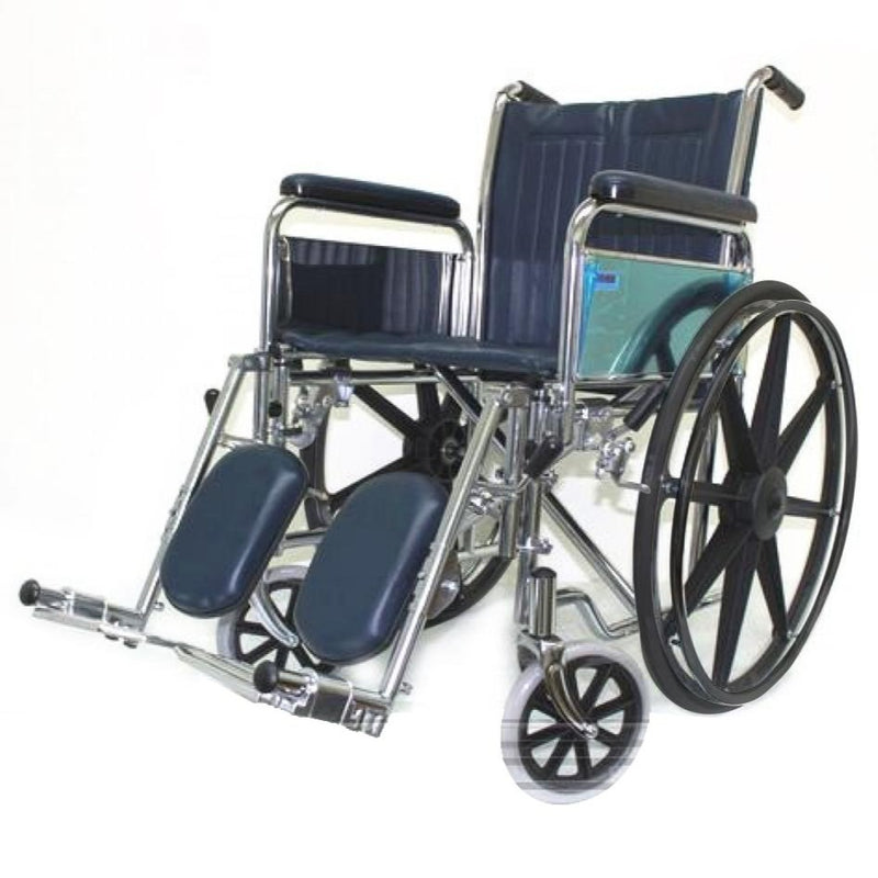 Chrome Elevating Wheelchair