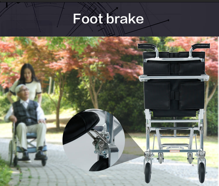 Transport wheelchair