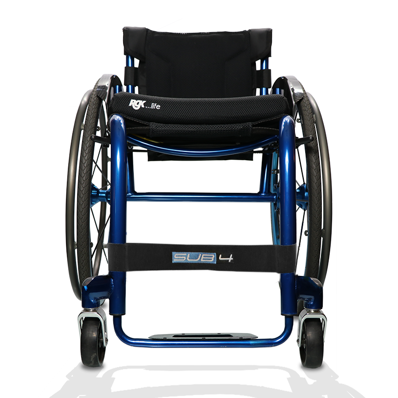 RGK Tiga Sub4 Ultra-Lightweight Aluminium Rigid Active Wheelchair blue