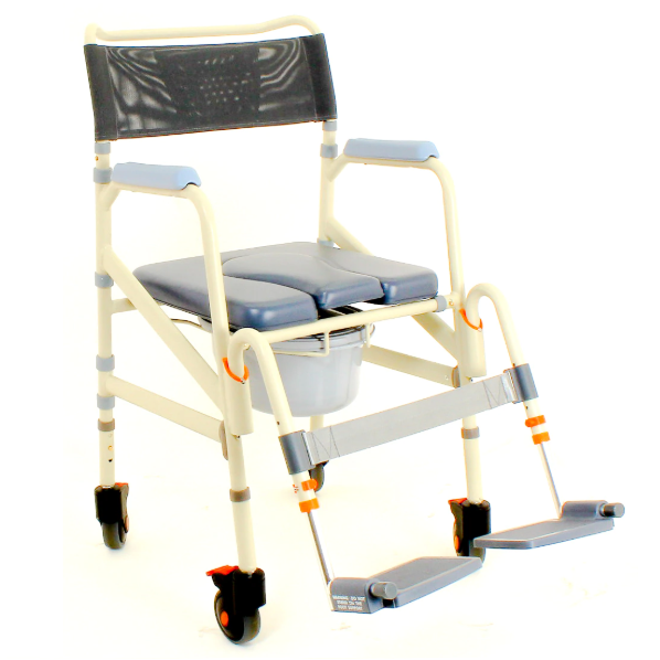 Shower Chair NexusSmash Folding Bedside Commode With Wheels