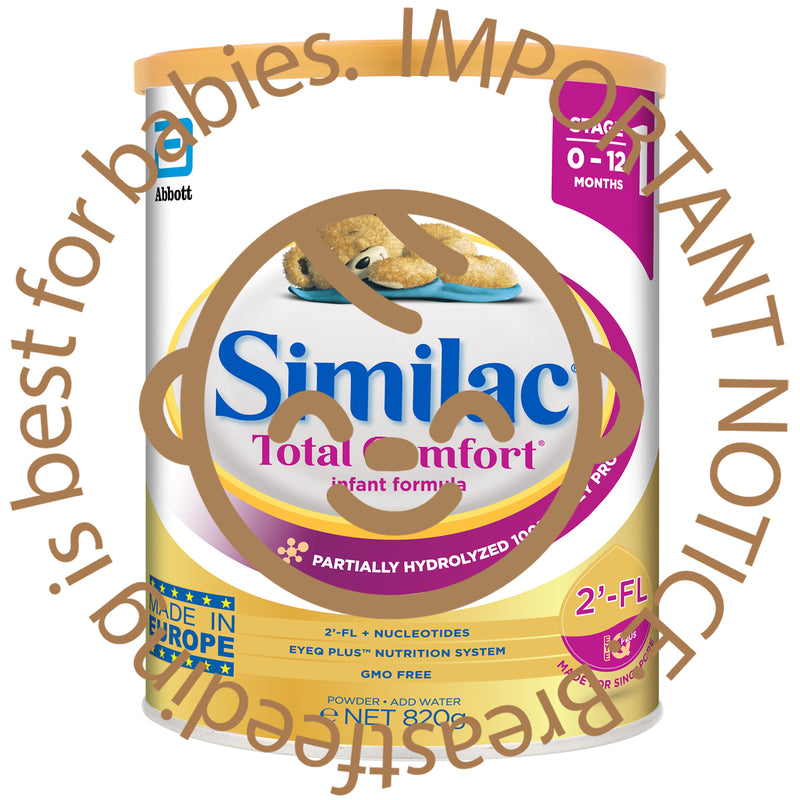 Similac Total Comfort Stage 1 Infant Formula Milk Powder 820g
