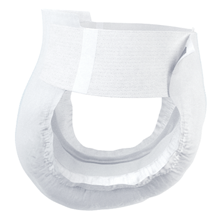TENA Flex Plus Diapers with Waist Belt side view