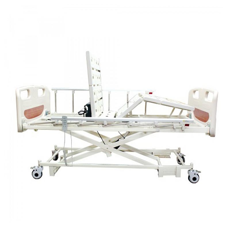 3 Functions Electric Hospital Bed Low Bed with Dual Side Rail - DNR WHEELS PTE LTD