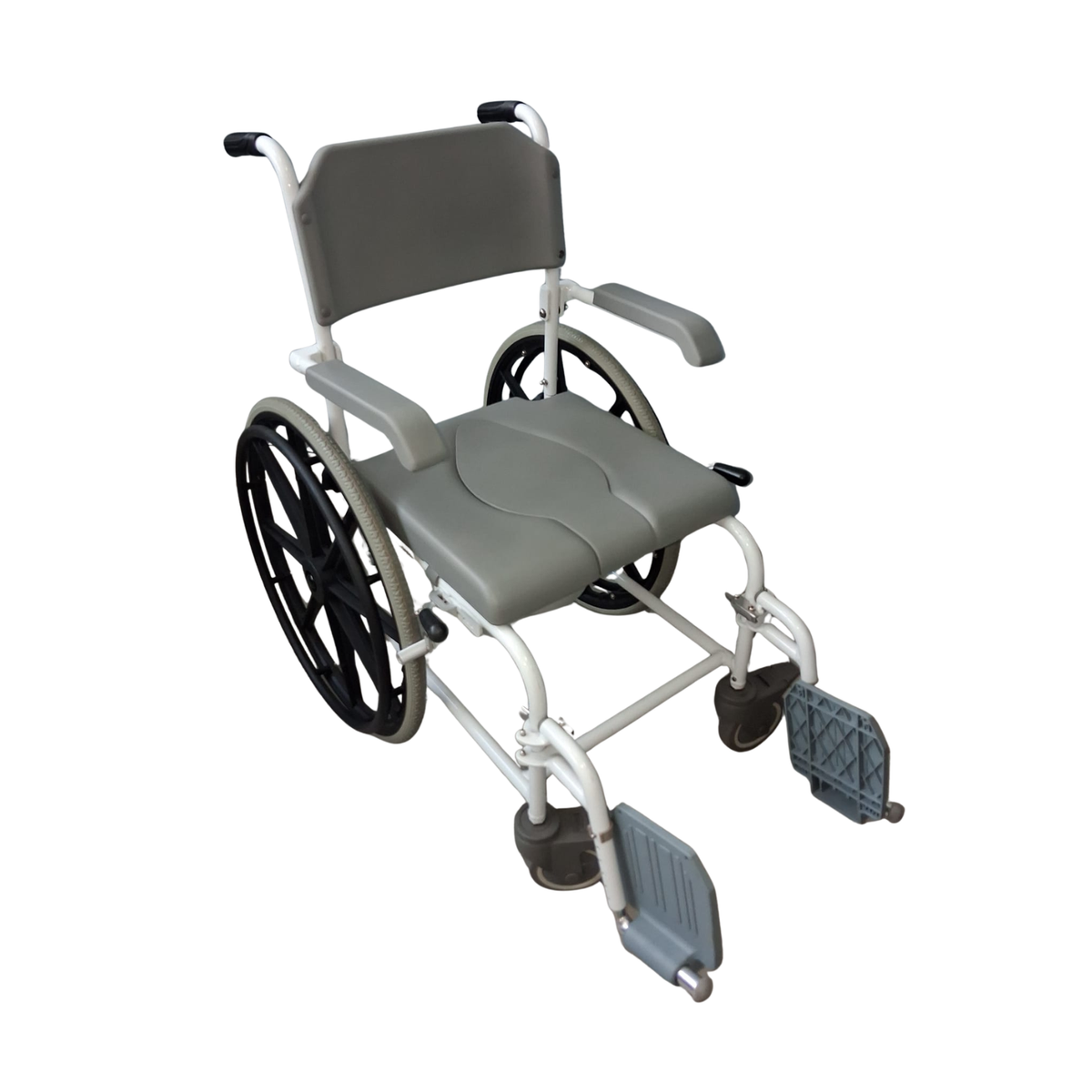 Deluxe Self-Propelled Shower Commode Chair