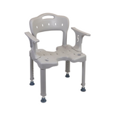4-IN-1 Height Adjustable Shower Chair