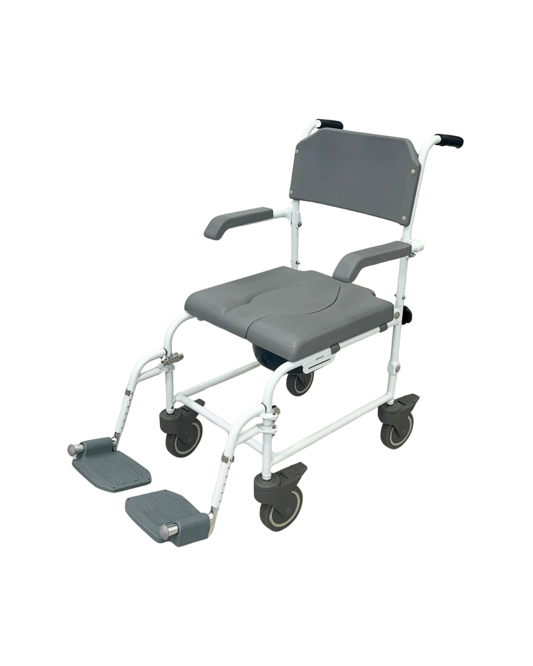 Deluxe Padded Shower Commode Chair