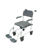 Deluxe Padded Shower Commode Chair