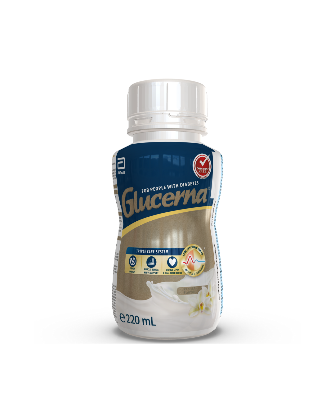 Abbott Glucerna Triple Care Liquid Vanilla 220ml