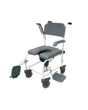 Deluxe Padded Shower Commode Chair
