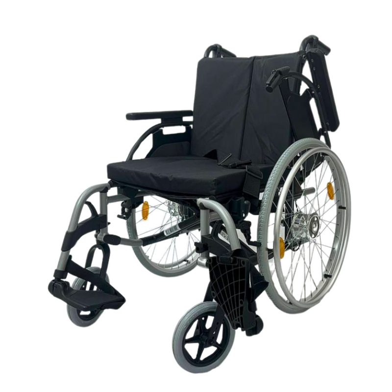 Breezy BasiX 2 Detachable Wheelchair with Drum Brakes - Dnr Wheels