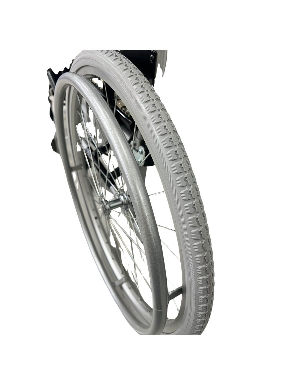 Solid PU High Quality Tyres - Grey (Piece)