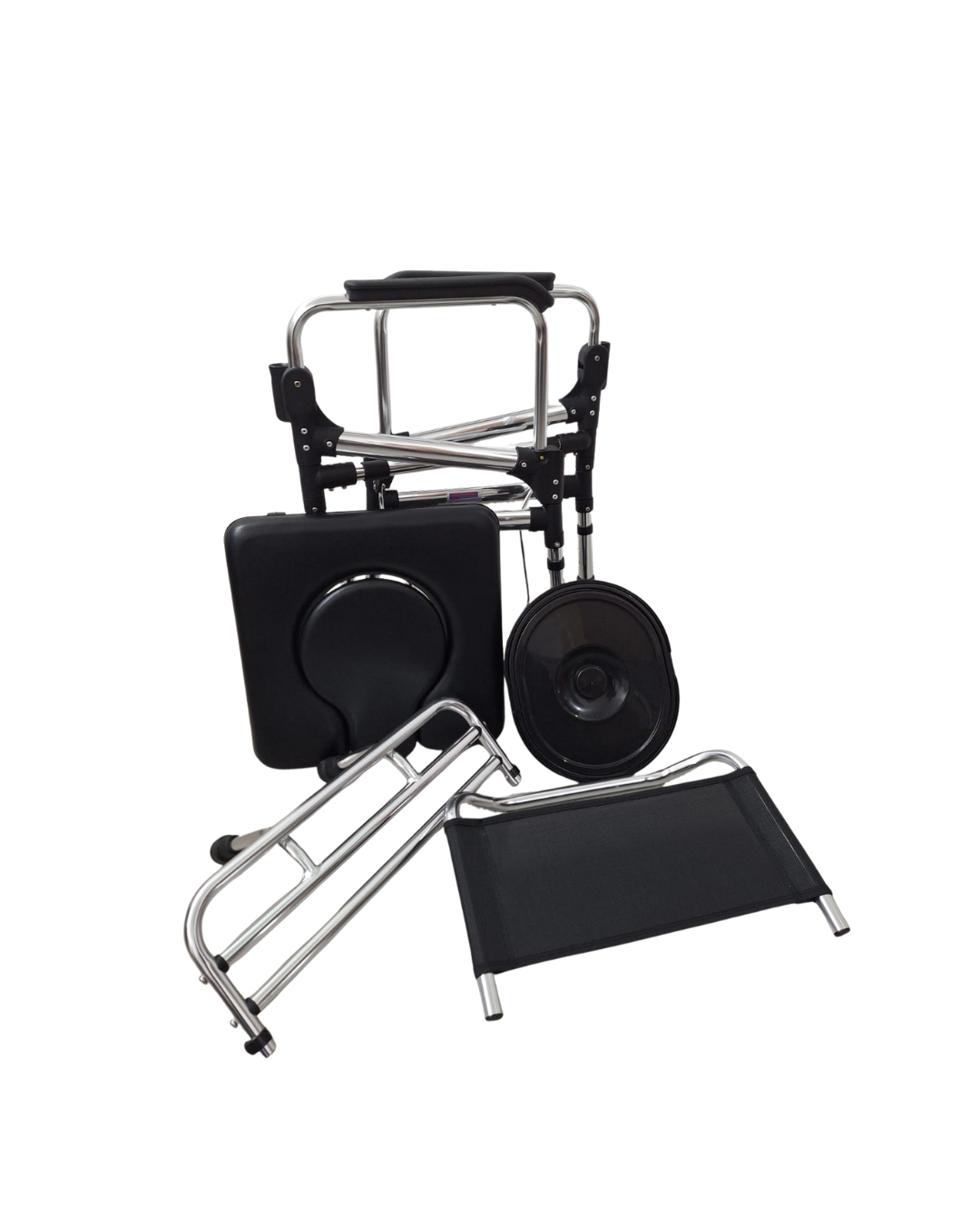 Foldable Mobile Commode