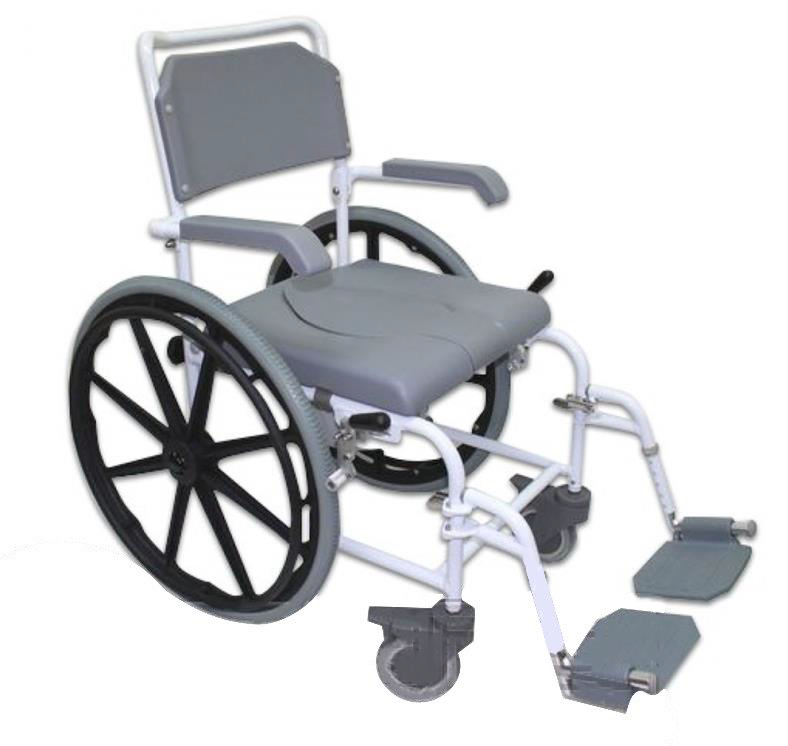 Deluxe Self-Propelled Shower Commode Chair