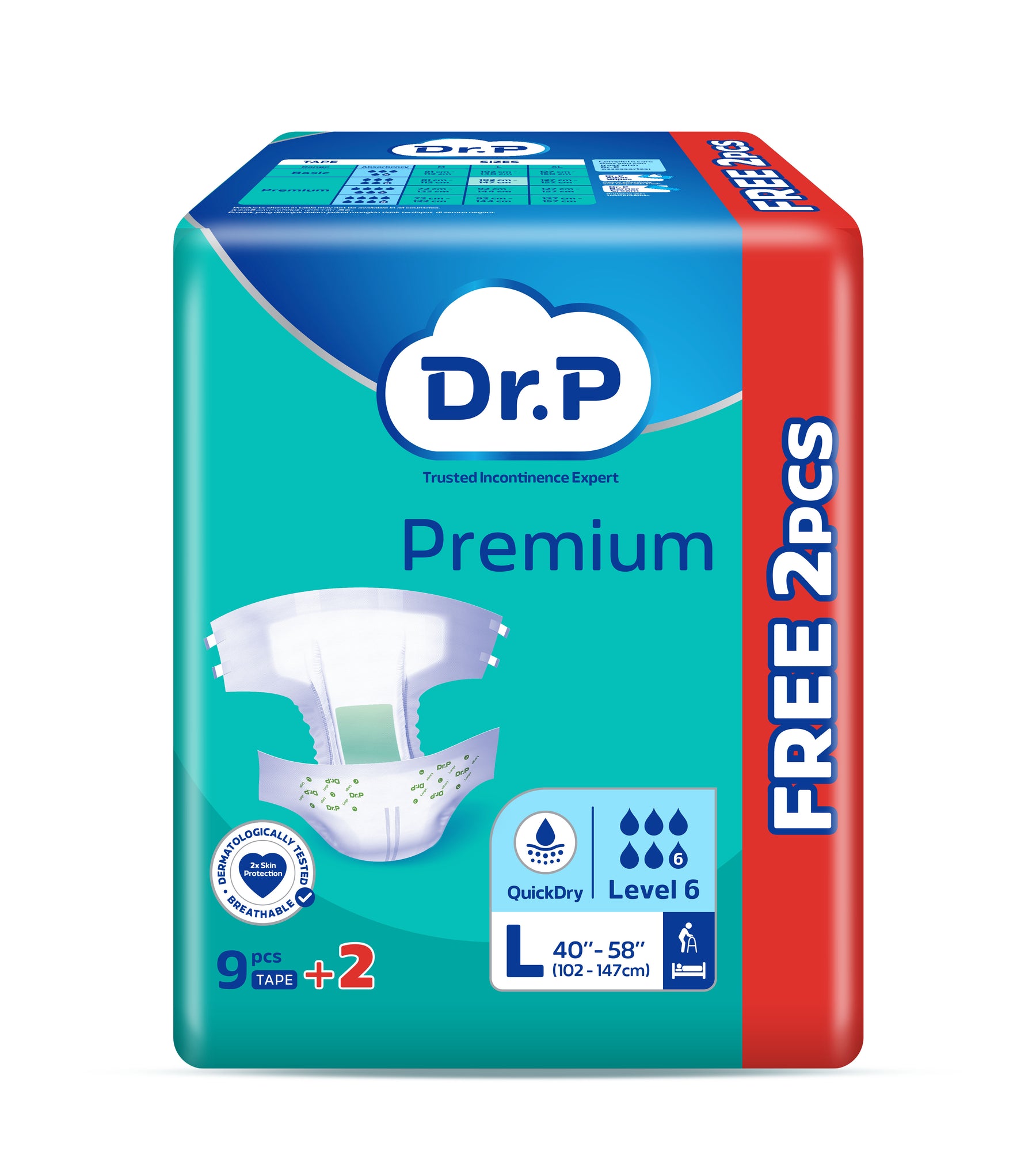 Dr. P Premium Level 6 Diapers