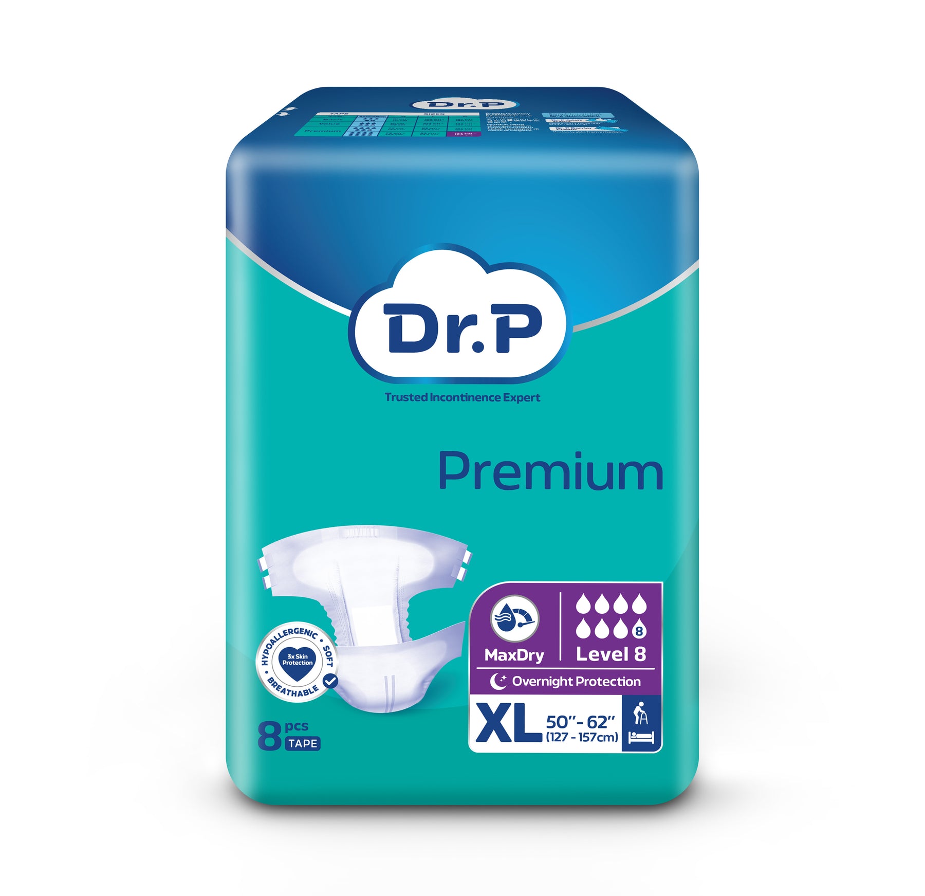 Dr. P Premium Level 8 Diapers