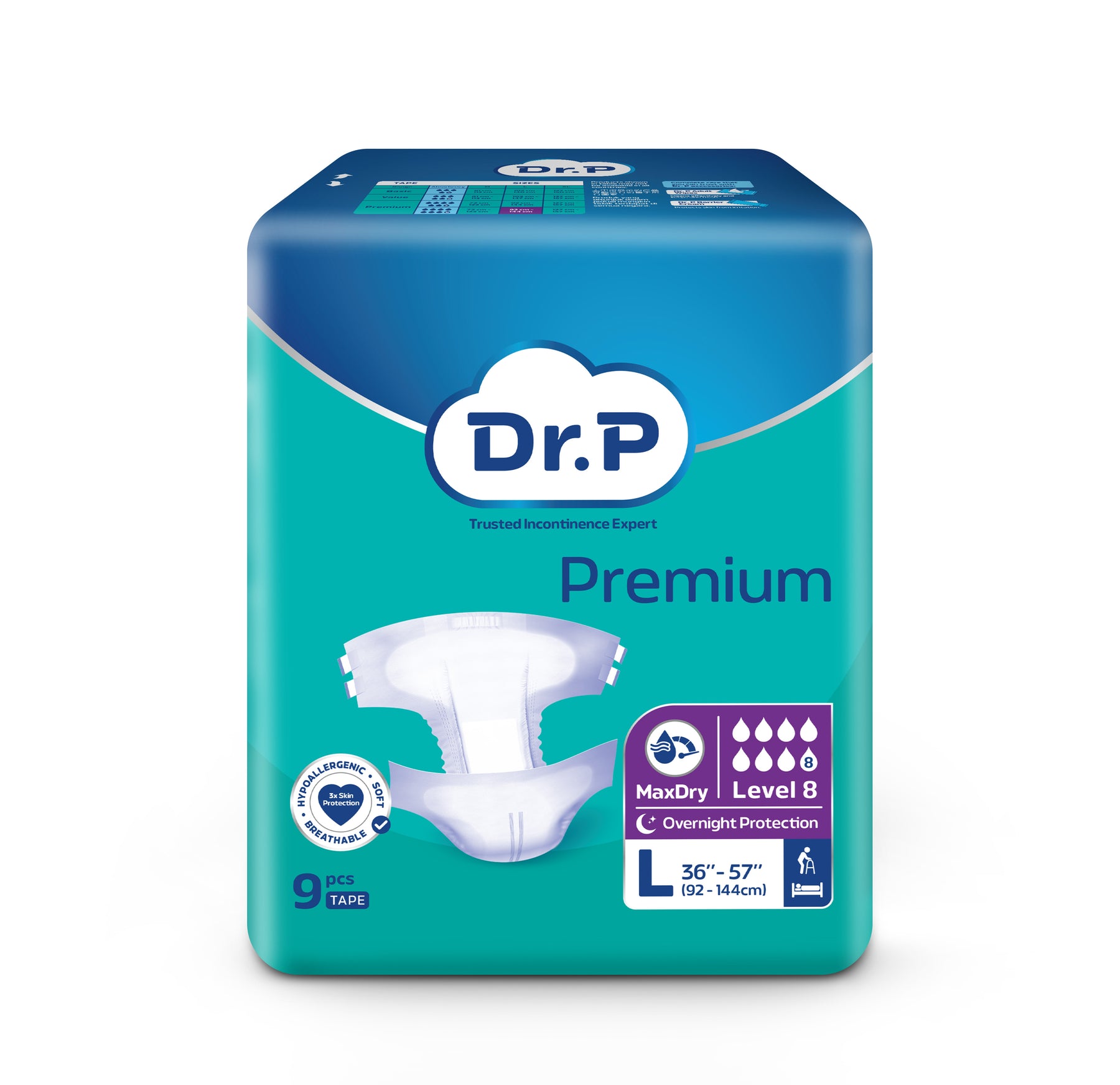 Dr. P Premium Level 8 Diapers