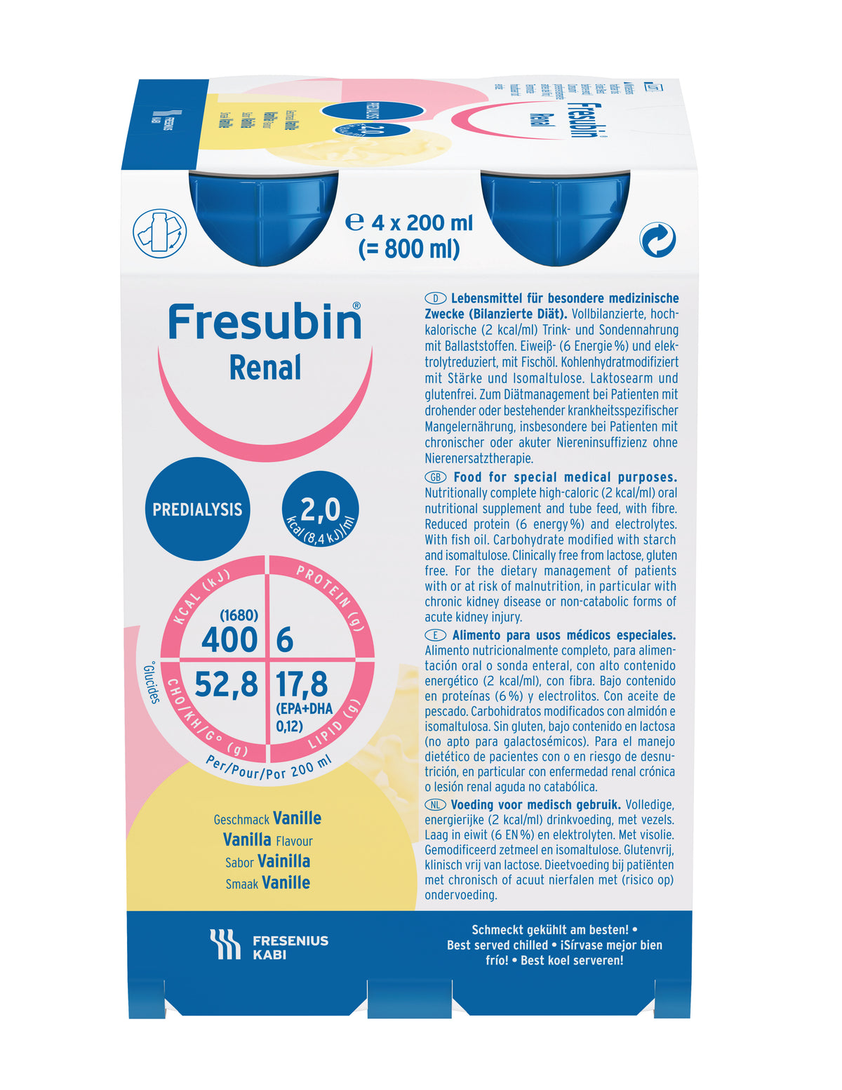Fresubin Renal 200ml (Pack of 4 Bottles)