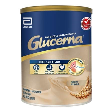 Abbott Glucerna Triple Care Powder (Vanilla / Wheat) 800g