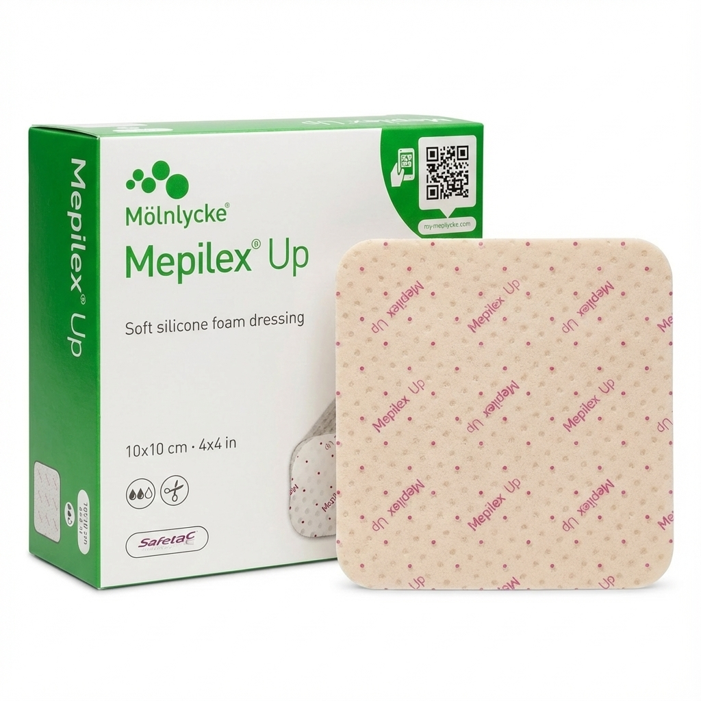 Mölnlycke Health Care Mepilex UP Soft Silicone Foaming Dressing 10x10cm