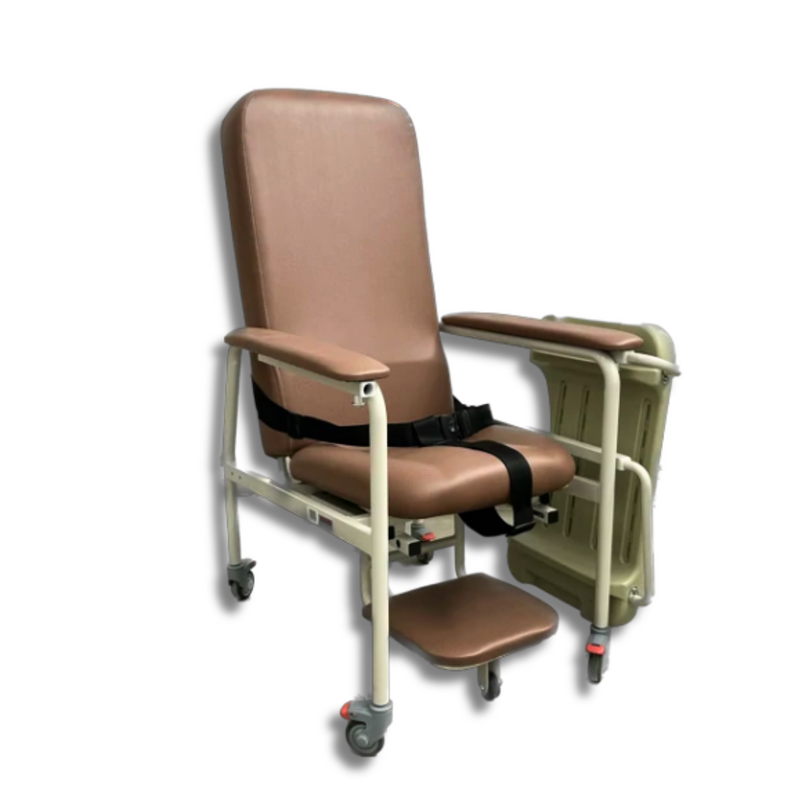 Mobile Geriatric Chair With Footboard