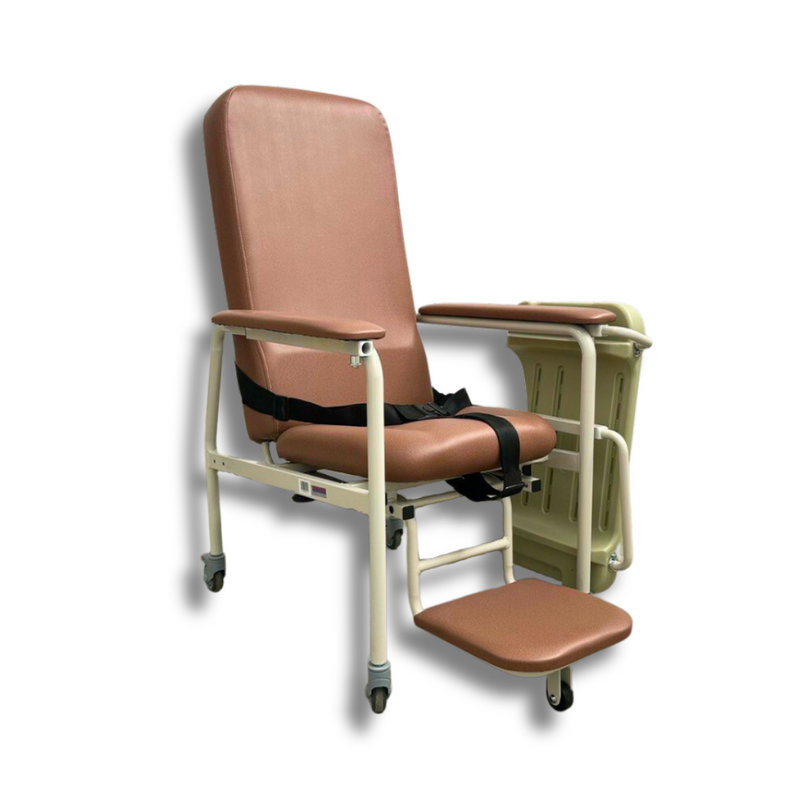 Mobile Geriatric Chair With Footboard