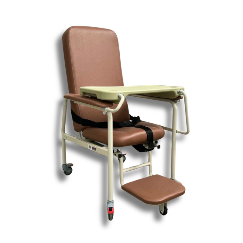 Mobile Geriatric Chair With Footboard
