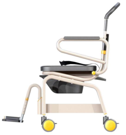 ShowerBuddy Height Adjustable Padded Bariatric Commode 26"