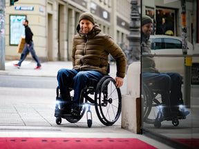 Quickie QS5 X Lightweight Aluminium Folding Wheelchair