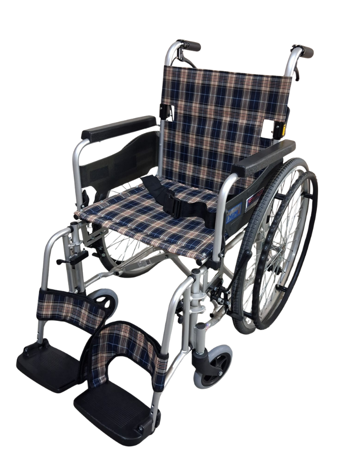 Miki Detachable Wheelchair Foldback with Assisted Brakes