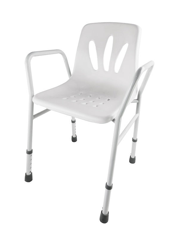 Height Adjustable Stainless Steel Shower Chair