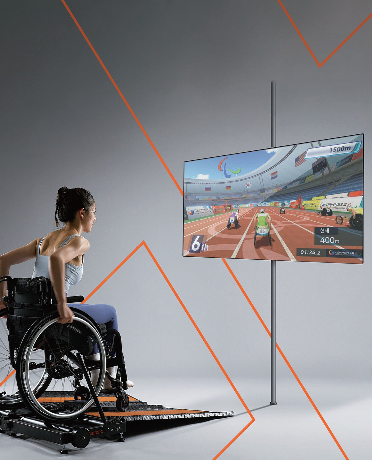 Wheely-X Wheelchair Exerciser