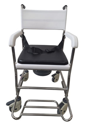 Stainless Steel Deluxe Commode