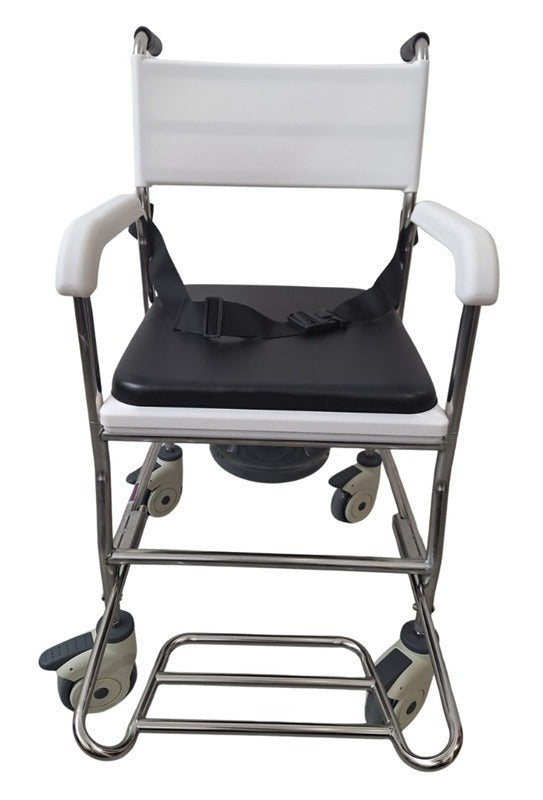Stainless Steel Deluxe Commode