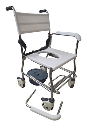Stainless Steel Deluxe Commode