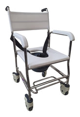 Stainless Steel Deluxe Commode
