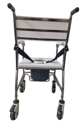 Stainless Steel Deluxe Commode