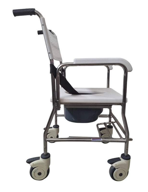Stainless Steel Deluxe Commode