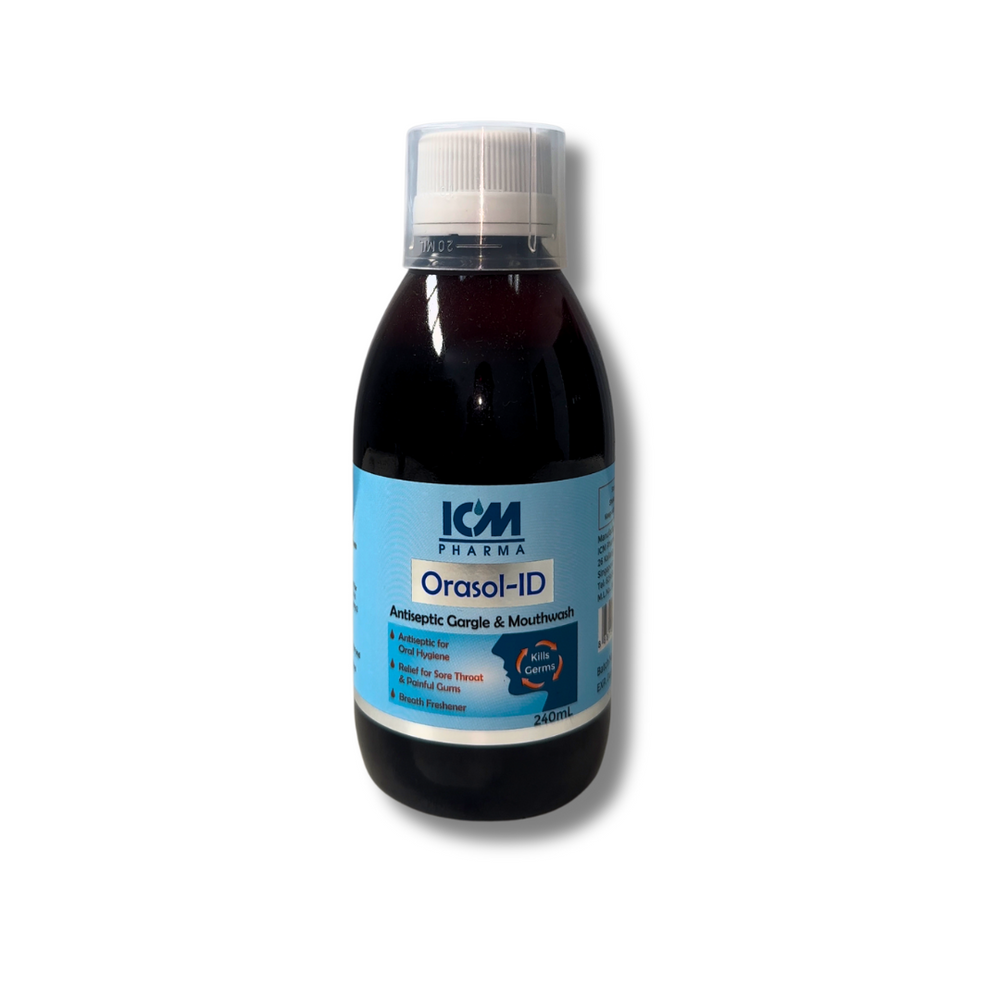 OrasolID Antiseptic Gargle and Mouthwash
